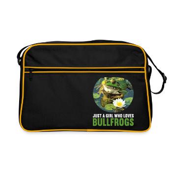 Bullfrogs Bullfrog - Retro Bag - black/gold - Front