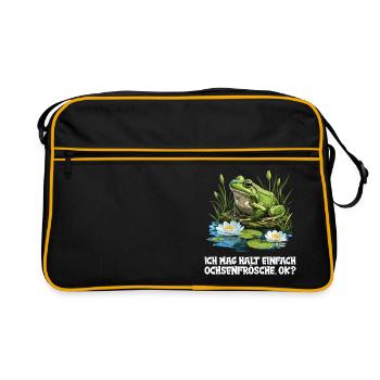 Bullfrogs Bullfrog - Retro Bag - black/gold - Front