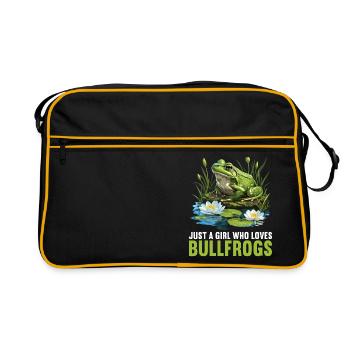 Bullfrogs Bullfrog - Retro Bag - black/gold - Front