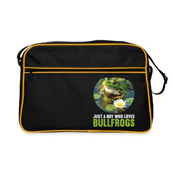 Bullfrogs Bullfrog - Retro Bag - black/gold - Front