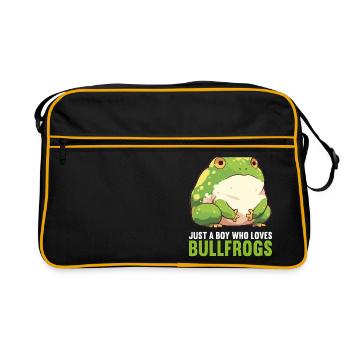 Bullfrogs Bullfrog - Retro Bag - black/gold - Front