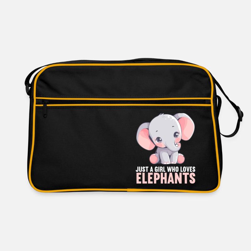 Elefanten Elefant Retro Tasche