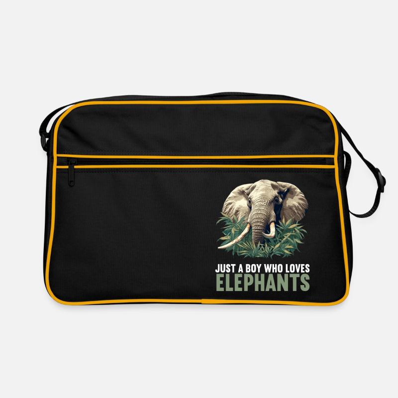 Elefanten Elefant Retro Tasche
