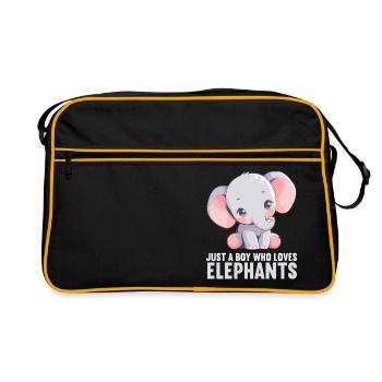 Elephant Elephant - Retro Bag - black/gold - Front