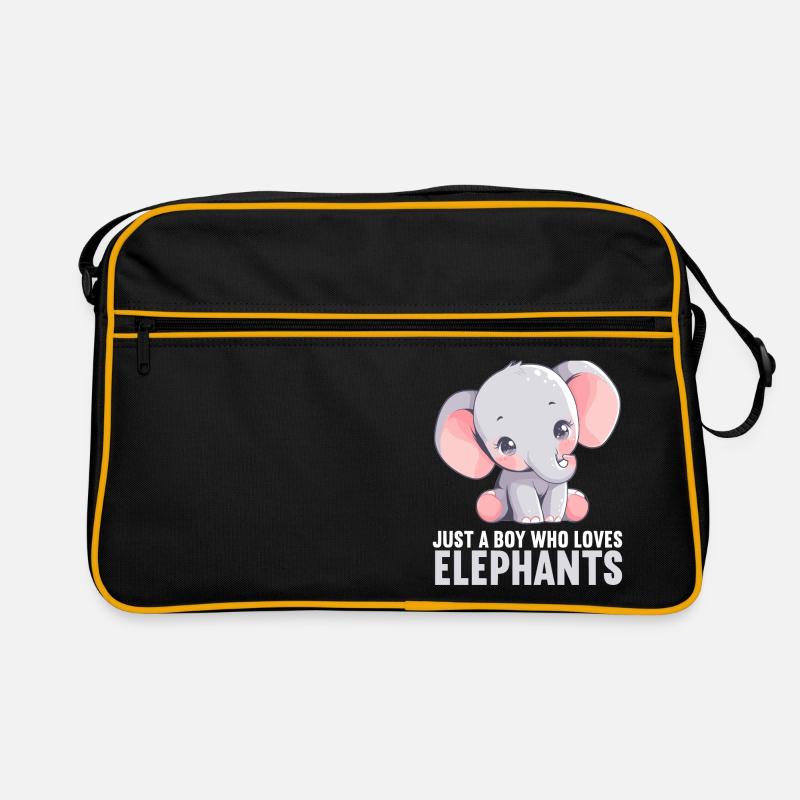 Elefanten Elefant Retro Tasche