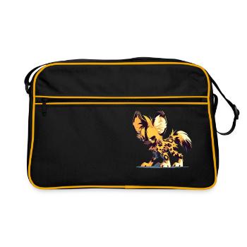 Wild Dogs Wild Dog - Retro Bag - black/gold - Front