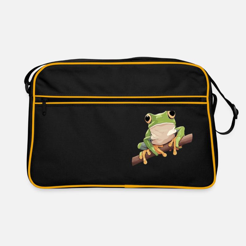 Tree Frog Baumfrösche Baumfrosch Retro Tasche