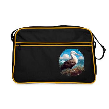 Albatross Albatrosse Albatros - Sac Retro - noir/or - Devant
