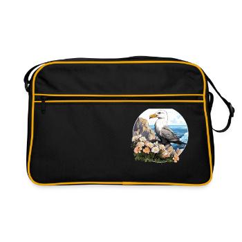 Albatross Albatrosse Albatros - Sac Retro - noir/or - Devant