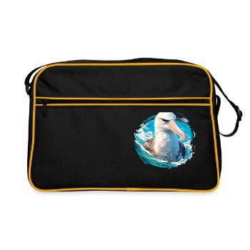 Albatross Albatrosse Albatros - Sac Retro - noir/or - Devant