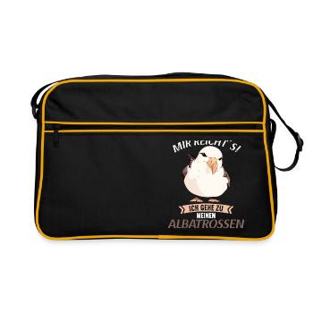 Albatross Albatrosse Albatros - Sac Retro - noir/or - Devant