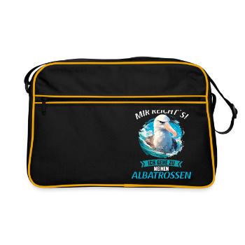 Albatross Albatrosse Albatros - Sac Retro - noir/or - Devant