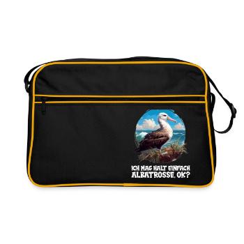 Albatross Albatrosse Albatros - Sac Retro - noir/or - Devant
