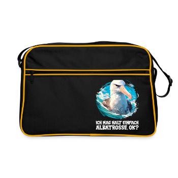 Albatross Albatrosse Albatros - Sac Retro - noir/or - Devant