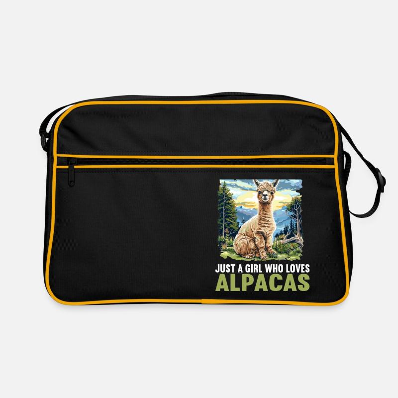 Alpaca Alpacas Alpaca Retro Bag