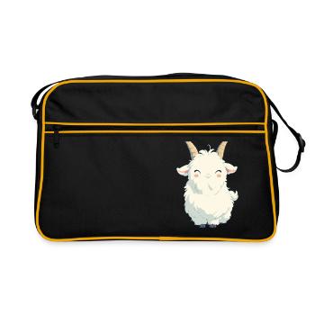 Chèvre alpine Chèvres de montagne Chèvre de montagne - Sac Retro - noir/or - Devant