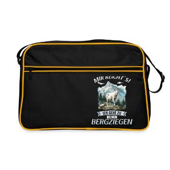 Chèvre alpine Chèvres de montagne Chèvre de montagne - Sac Retro - noir/or - Devant
