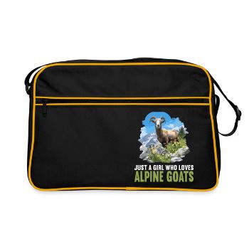 Alpine Goat Mountain Goats Mountain Goat - Retro Bag - black/gold - Front