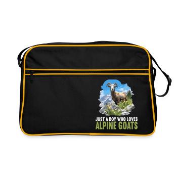 Alpine Goat Mountain Goats Mountain Goat - Retro Bag - black/gold - Front