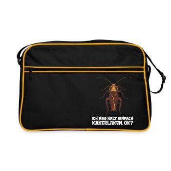 cafards cafards cafards cafard - Sac Retro - noir/or - Devant
