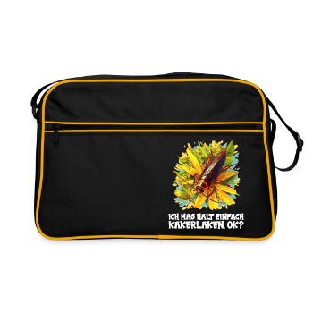 cafards cafards cafards cafard - Sac Retro - noir/or - Devant