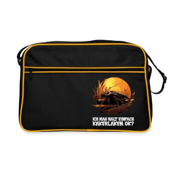 cafards cafards cafards cafard - Sac Retro - noir/or - Devant