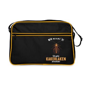 cafards cafards cafards cafard - Sac Retro - noir/or - Devant