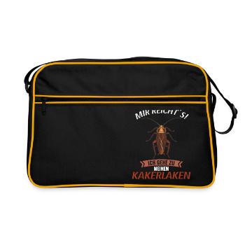 cafards cafards cafards cafard - Sac Retro - noir/or - Devant