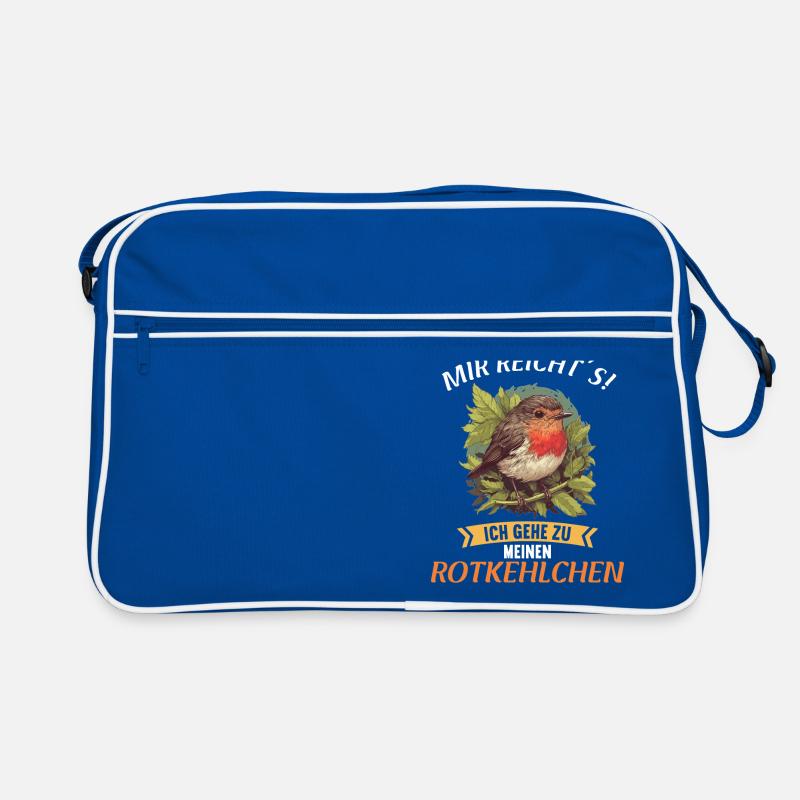 Robin Rotkehlchen Retro Tasche