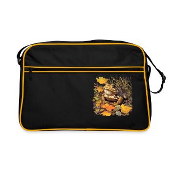 Crapaud crapaud crapaud - Sac Retro - noir/or - Devant