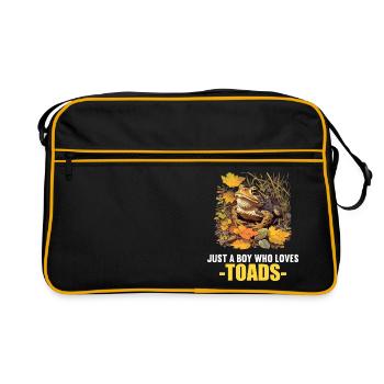 Crapaud crapaud crapaud - Sac Retro - noir/or - Devant