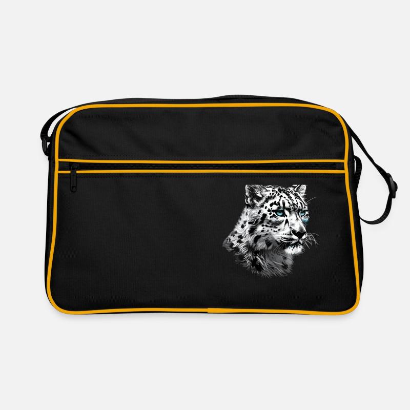 Léopard des neiges Schneeleoparden Schneeleopard Sac Retro