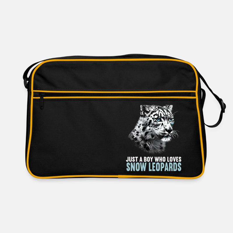 Léopard des neiges Schneeleoparden Schneeleopard Sac Retro