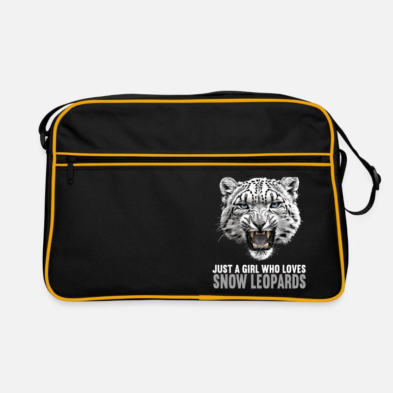 Léopard des neiges Schneeleoparden Schneeleopard Sac Retro