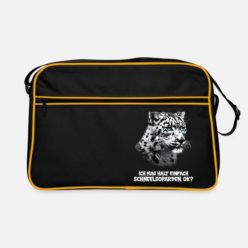 Léopard des neiges Schneeleoparden Schneeleopard Sac Retro