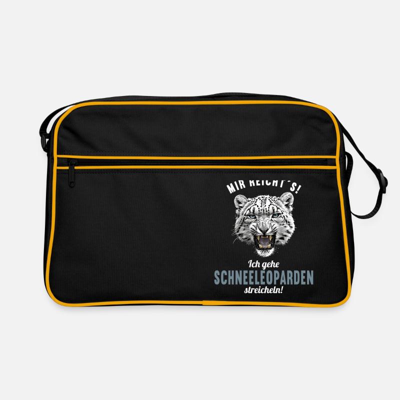 Léopard des neiges Schneeleoparden Schneeleopard Sac Retro