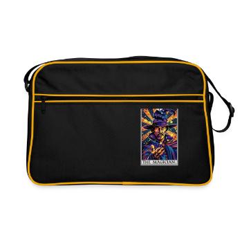 Tarot Card The Magician The Magician - Retro Bag - black/gold - Front