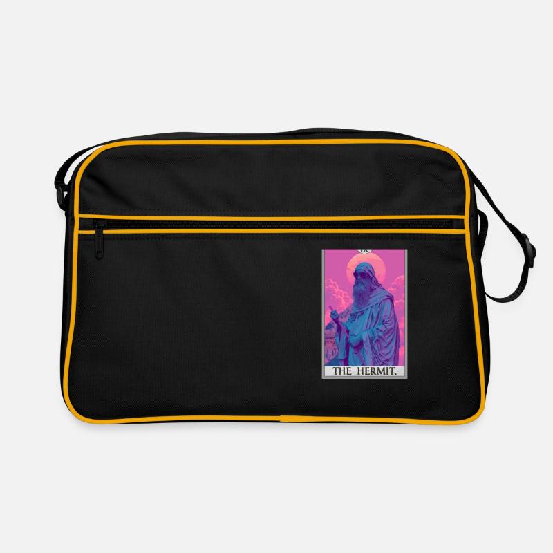 Tarotkarten Tarotkarte The Hermit Der Eremit Retro Tasche