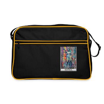 Tarot Cards Tarot Card Justice Justice - Retro Bag - black/gold - Front
