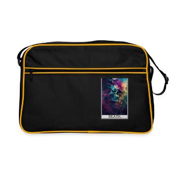 Tarotkarten Tarotkarte Death Tod - Retro Tasche - Schwarz/Gold - Vorne