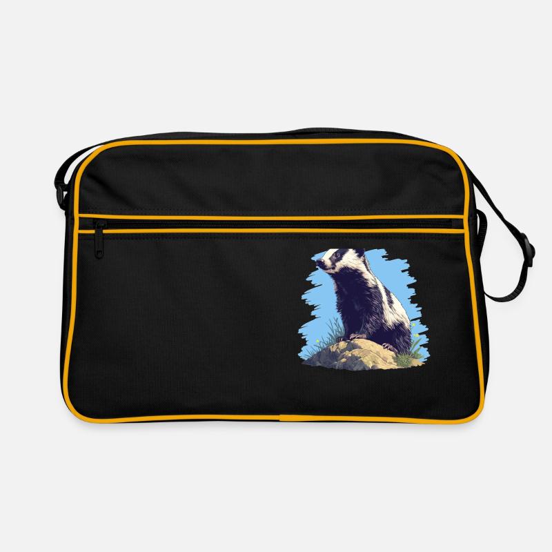 Badger Dachse Dachs Retro Tasche