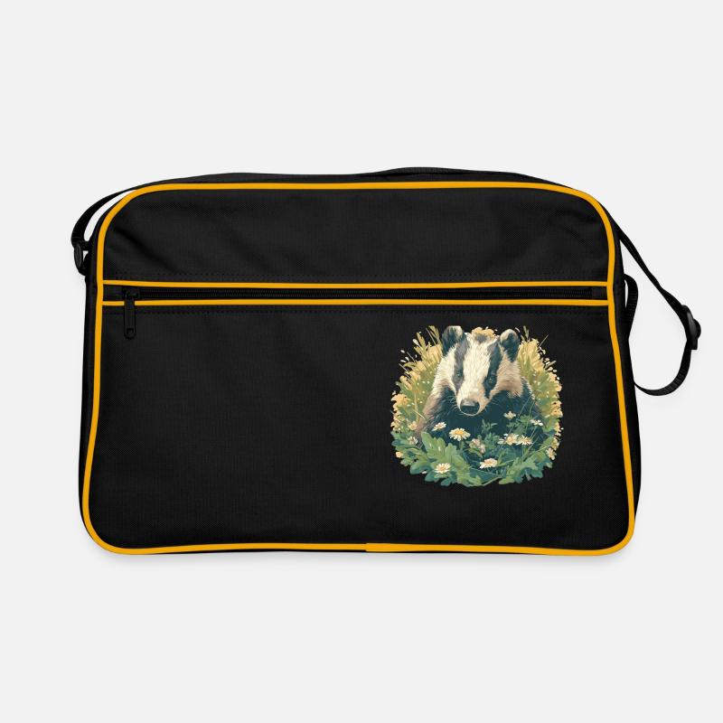 Badger Dachse Dachs Retro Tasche