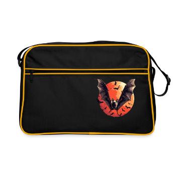 Bat Bats Bat - Retro Bag - black/gold - Front