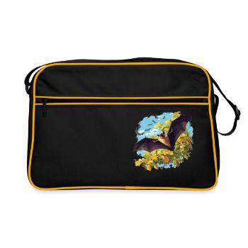 Bat Bats Bat - Retro Bag - black/gold - Front