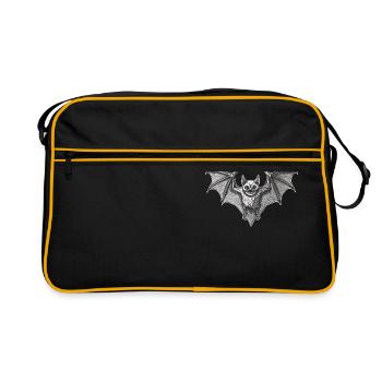 Bat Bats Bat - Retro Bag - black/gold - Front