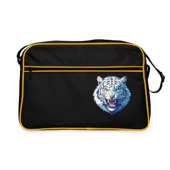 White Tiger Weiße Tiger Weißer Tiger - Retro Bag - black/gold - Front