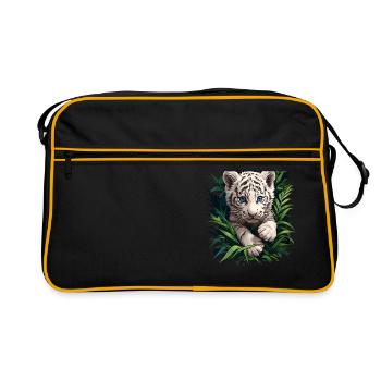 White Tiger Weiße Tiger Weißer Tiger - Retro Bag - black/gold - Front