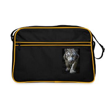 White Tiger Weiße Tiger Weißer Tiger - Retro Bag - black/gold - Front