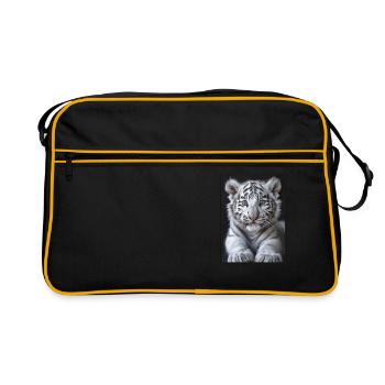 White Tiger Weiße Tiger Weißer Tiger - Retro Bag - black/gold - Front