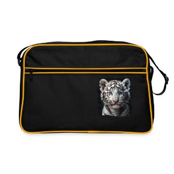 White Tiger Weiße Tiger Weißer Tiger - Retro Bag - black/gold - Front
